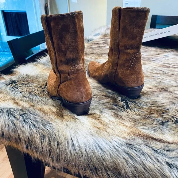 Steve MADDEN PERAMIS SUEDE BOOTIES COWGIRL STYLE - Picture 3 of 8